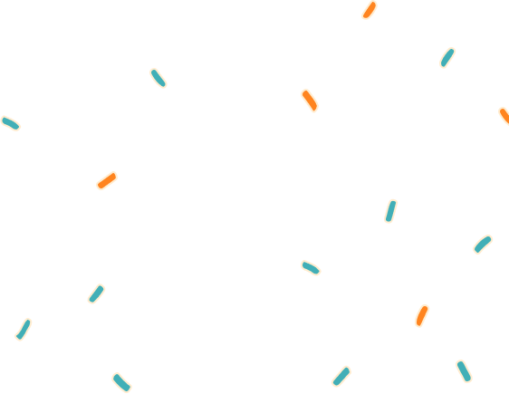 A confetti background for birthdays